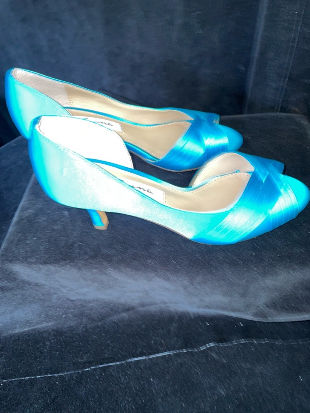 ❤️ PROM Women’s NWOT NINA IN BOX Mid-Heel Contesa Pump Shoes Sz 6M - Picture 4 of 16